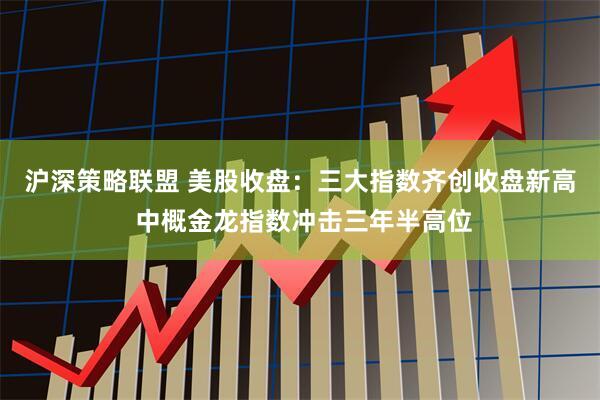 沪深策略联盟 美股收盘：三大指数齐创收盘新高 中概金龙指数冲击三年半高位