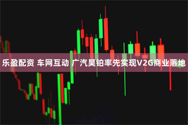 乐盈配资 车网互动 广汽昊铂率先实现V2G商业落地